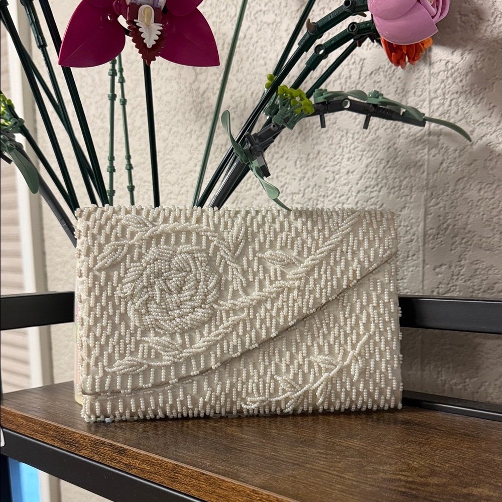Elegant Beaded Clutch